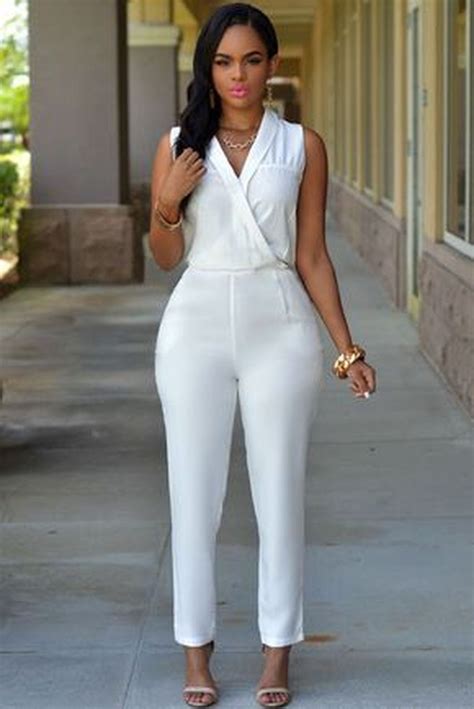 outfit ideas white jumpsuit outfit jumpsuits and rompers fashion model casual wear romper suit