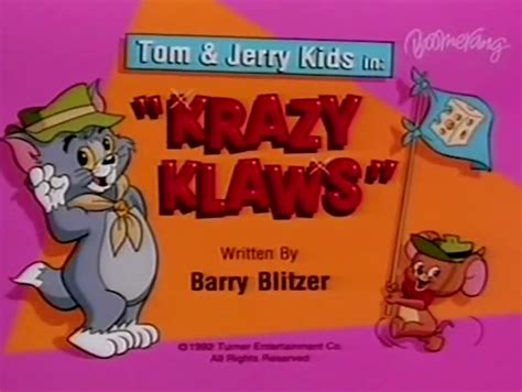 Krazy Klaws Tom And Jerry Kids Show Wiki Fandom