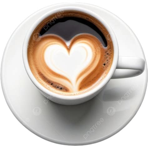 Coffee With Heart Sign Illustration Design Coffee Png Transparent