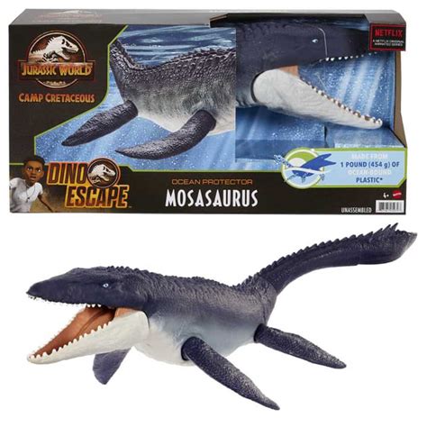 Jurassic World Ocean Protector Mosasaurus Figure Dinosaur Toy Purple