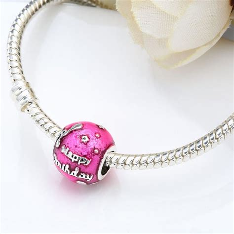 Happy Birthday To You Pink Celebration Charm Supersterling