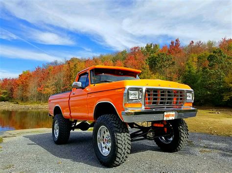 Re Built 1978 Ford F150 4x4 Orange Ford Daily Trucks