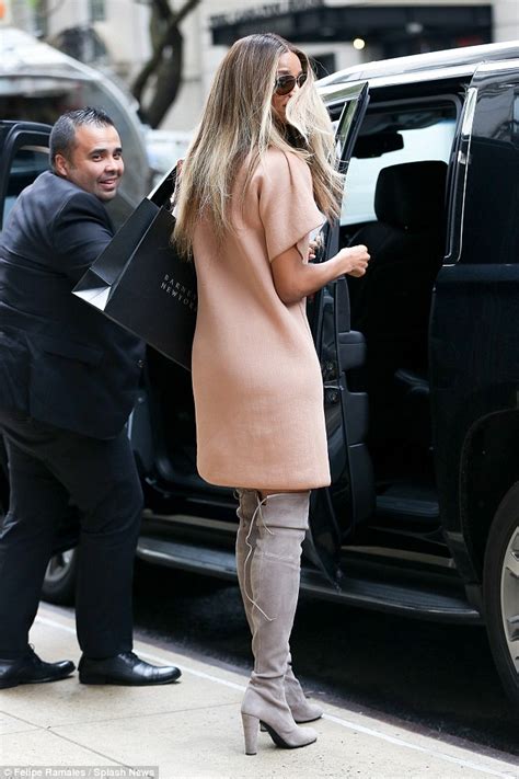 Ciara Looks Flashes Her Thighs In A Tiny Nude Dress After Wowing At