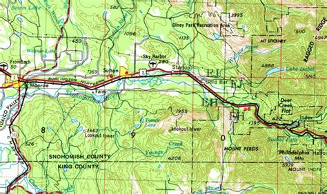 Old Highway 395 Map