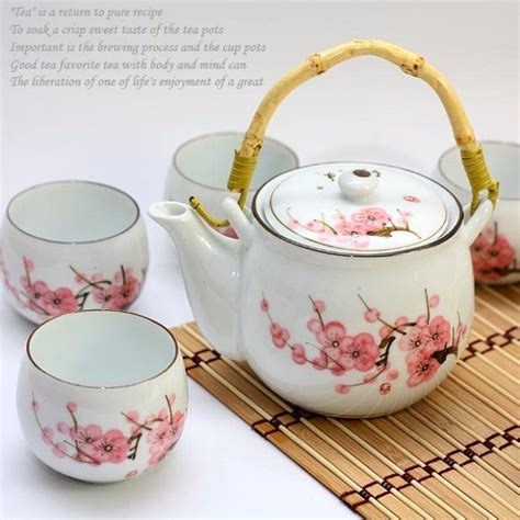 Cherry Blossom Tea Set Tea Set Japanese Tea Set Tea Pots