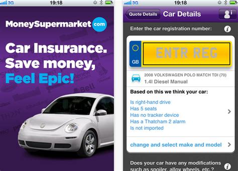 Check spelling or type a new query. Guest Post: Use the moneysupermarket iPhone App to Find Car Insurance in the UK