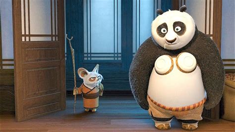 Popanda Imitates Master Shifu Scene Kung Fu Panda2008