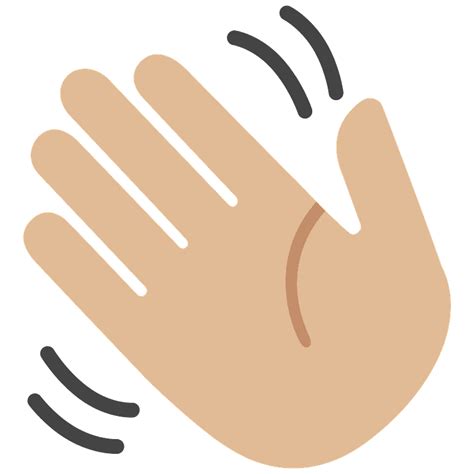 Waving Hand Emoji Clipart Free Download Transparent Png Creazilla