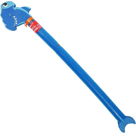 62 Blue Hammerhead Shark Aqua Rider Floating Swimming Pool Squirter Noodle Toy