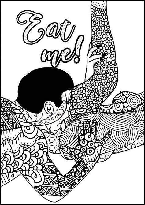 Naked Adult Coloring Pages Expiring Desires Clockwork Buns For Your