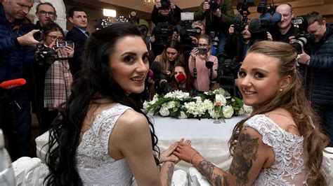 Same Sex Marriage Couple Make History As First In Ni Bbc News