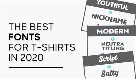 The Best Fonts For T Shirts Custom Ink