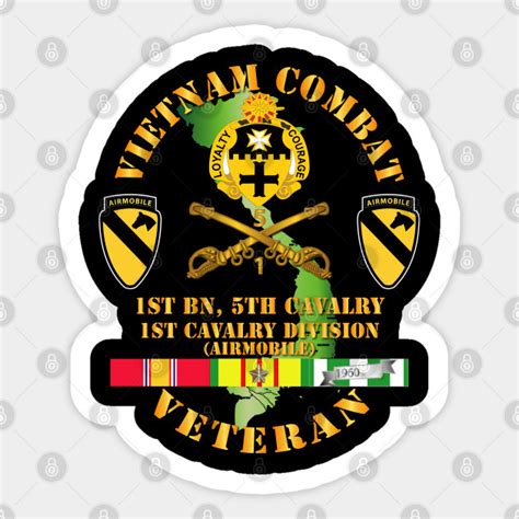 Vietnam Combat Cavalry Veteran W 1st Bn 5th Cav Dui 1st