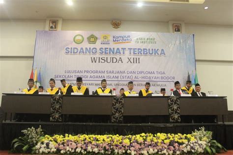 Wisuda Sarjana Dan Diploma Iii Stai Al Hdayah Bogor Tahun 2023 Stai
