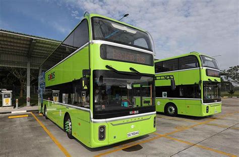 Double decker arts festival @doubledeckerart. 10 electric double-decker buses hit Singapore roads, all ...