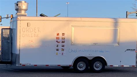 Pick up or get it delivered! Chef In A Box - Food Truck Denver, CO - Truckster