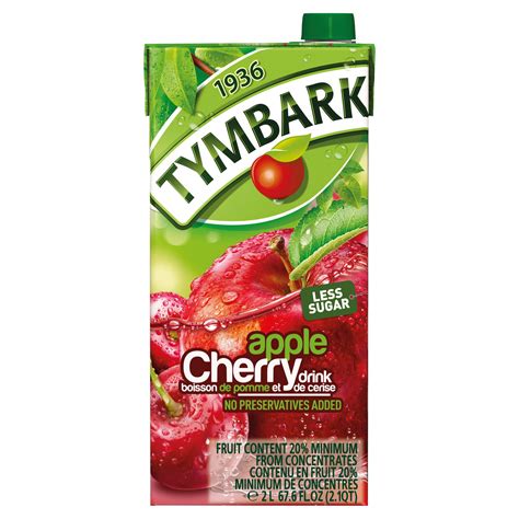 Tymbark Apple Cherry Drink from Concentrate 2L | Fruit Juice | Iceland ...