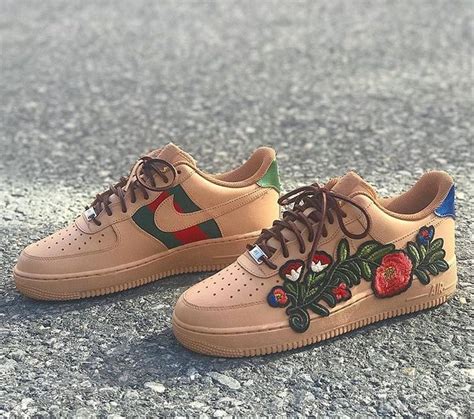 Gucci Custom Nike Air Force 1 Nike Shoes Air Force Sneakers Fashion