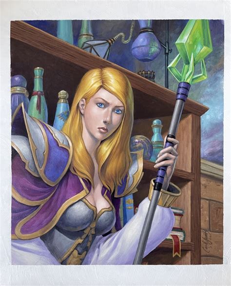 World Of Warcraft Lady Jaina Proudmoore By Carl Frank In Hello It S