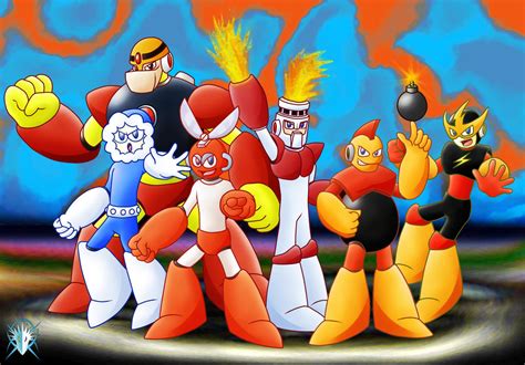 Megaman Robot Masters By Meteor 05 On Deviantart