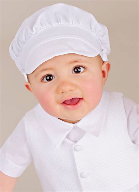 Select The Fabric Visor Christening Or Baptism Hat For Baby Boys Boy