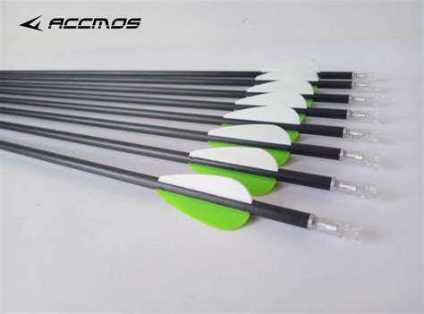 12pc Pure Carbon Arrow Id 42 Mm Carbon Arrows 28 32 Spine 600 700