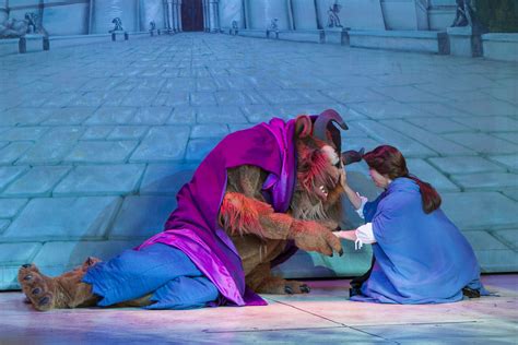Belle And The Beast In Beauty And The Beast Live On Stage At Disneys