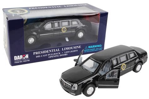 Presidential Pullback Limo Black Daron Hs5700 Diecast Model Toy