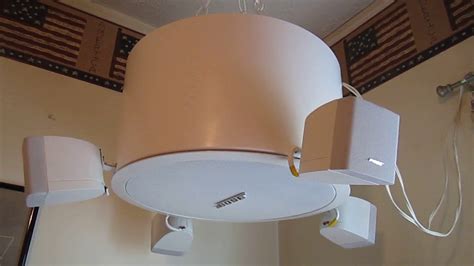 Pair of ceiling speakers equipped with: Bose Freespace 3 Series II Hanging Speaker System 09182017 ...