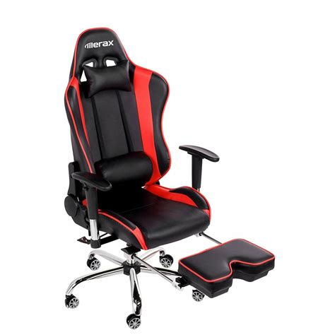 Gaming chairs often trade the understated design of an office chair for bright colors, racing stripes, and an overall cool look. Merax Big and Tall Back Ergonomic Racing Style Computer ...