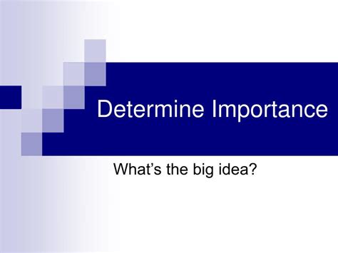 PPT - Determine Importance PowerPoint Presentation, free ...