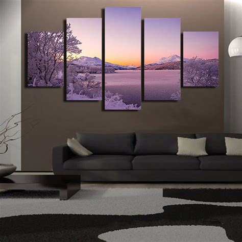 Modern Wall Art Pictures Frame Living Room 5 Piecepcs