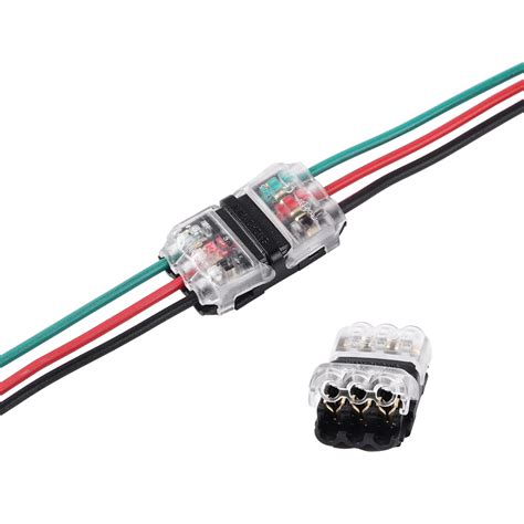 Low Voltage Wire Connectors Quick Solderless Wire Connectors 3 Pin Small Wire