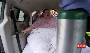 Morbidly Obese Mother Bedridden For Four Years Is Taken To Hospital
