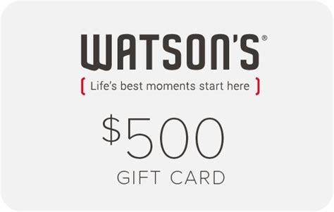 500 Watsons T Card