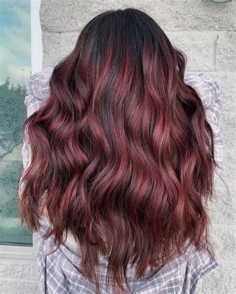 37 Best Red Highlights In 2021 For Brown Blonde And Black Hair