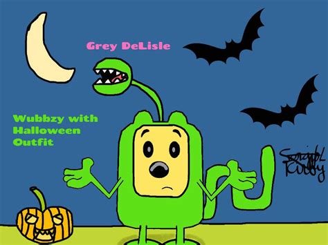 Wubbzy Con Disfraz De Halloween Wow Wow Wubbzy By Sergibluebird16