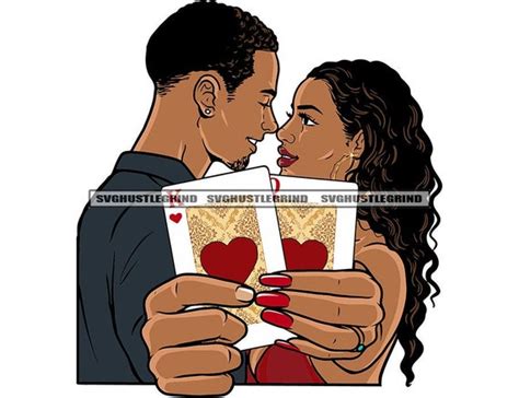Black Couple Man Woman Black Love Relationship Goatee Embrace Etsy