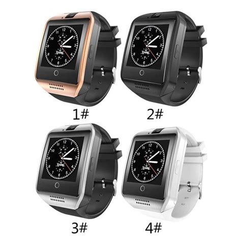 Q18 Smart Watch Watches Bluetooth Smartwatch Wristwatch With Camera Tf