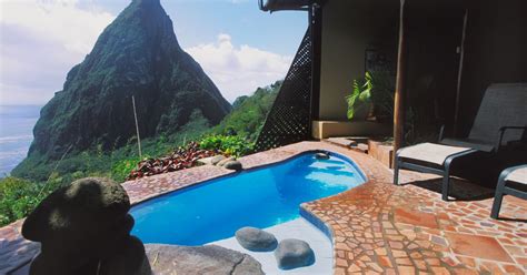 in any one of the 32 open air suites at st lucia s ladera resort 100 best places to have sex