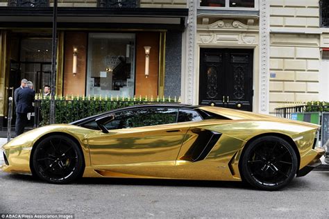 Gold Lamborghini Worth £4m Pictured In Paris Could Be