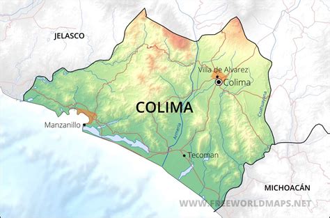 Colima Map