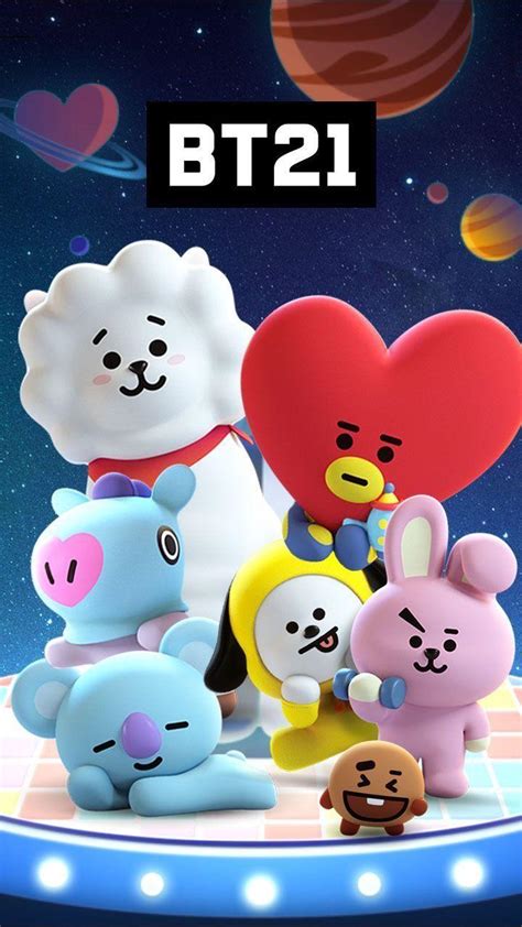 Bts X Bt21 Wallpapers Wallpaper Cave