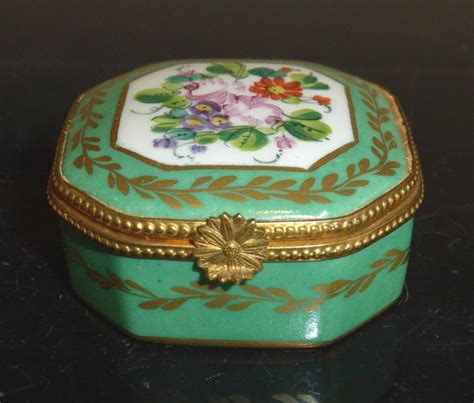 Limoges Lovely Vintage Hand Painted Trinket Box Limoges With Images