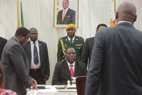 Office of the president and cabinet zimbabwe. Zimbabwe's President Swears in First Post-Mugabe cabinet