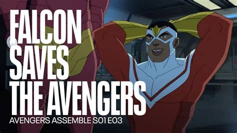 Falcon Saves The Avengers Avengers Assemble Youtube