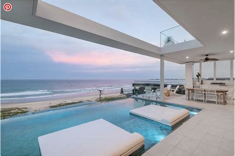 Infinity Pool With Beach View Luxury Beach House Beach House