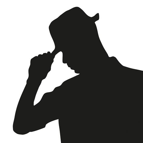 Man Hat Silhouette Clipart Free Stock Photo Public Domain Pictures