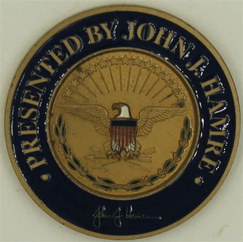 Deputy Secretary Of Defense John Hamre Challenge Coin Rolyat Military