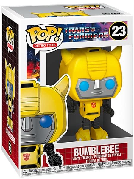 Funko Pop Retro Toys Transformers Bumblebee Figure Razors Edge